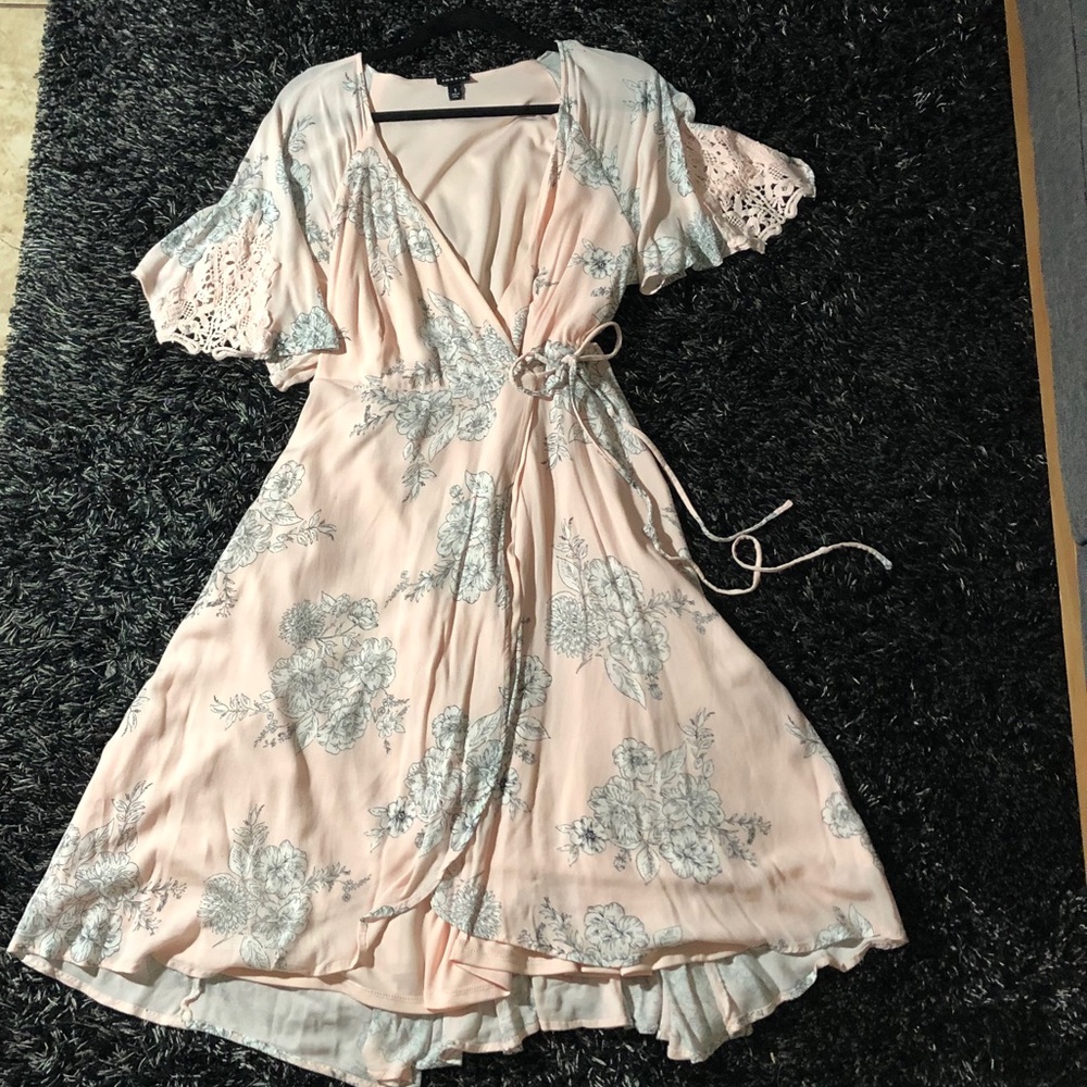 Torrid Floral Wrap Dress